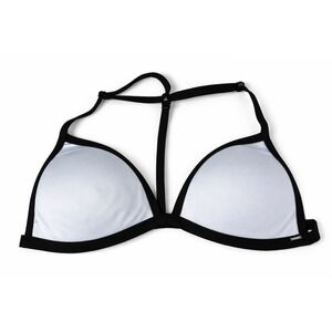 Victoria's Secret PINK Sport Ultimate Push Up Swim Bikini Top Blue Black XL